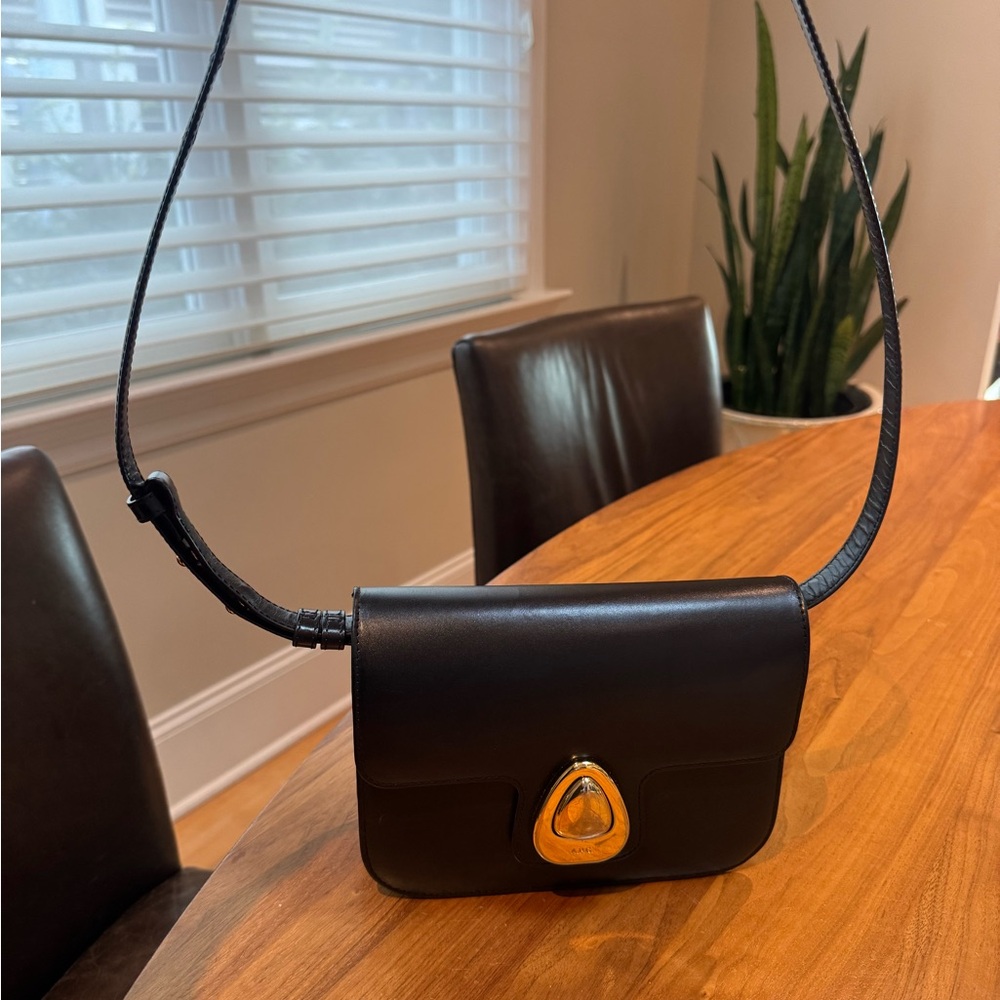 ALC Black Leather Astra Shoulder/Crossbody Bag